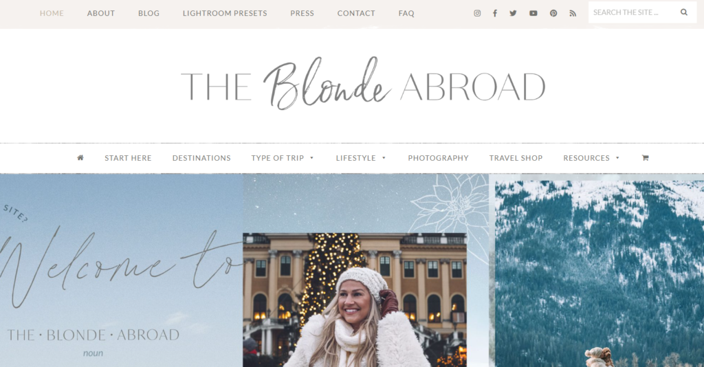 5. The Blonde Abroad
