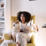 woman girl yellow animal