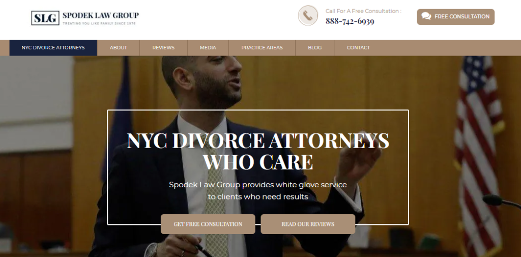 NYC Divorce Attorneys website