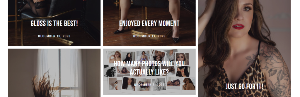 5. Gloss Boudoir Studio Blog