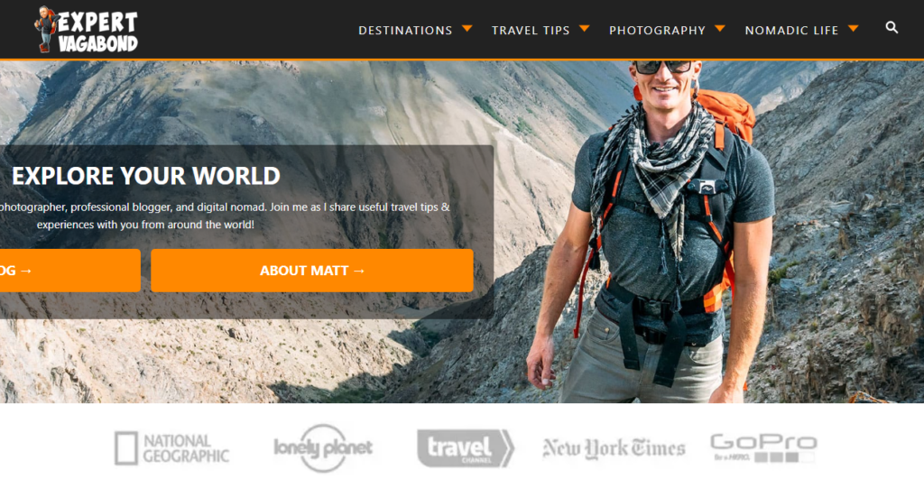 7. Expert Vagabond Blog