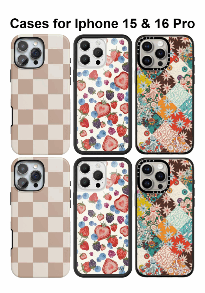 iphone cases for 15 pro and 16 pro max