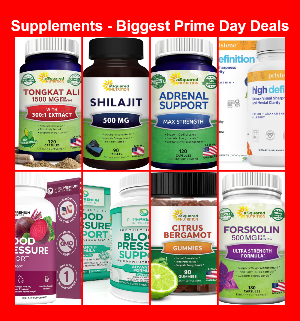 10 Biggest Supplement Deals for Amazon Prime Day 2025